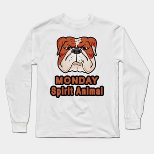 Funny Bulldog Shirt Long Sleeve T-Shirt